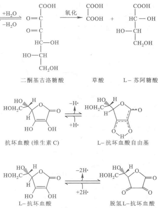 维生素C的氧化还原作用(下)