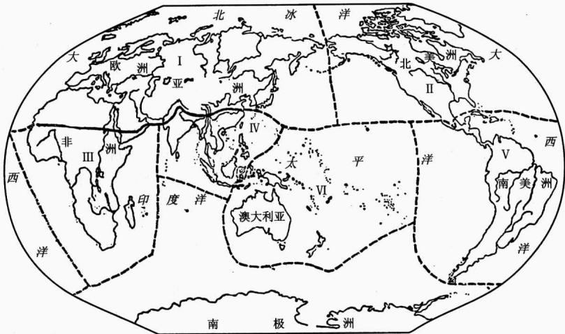 世界陆地动物地理分区